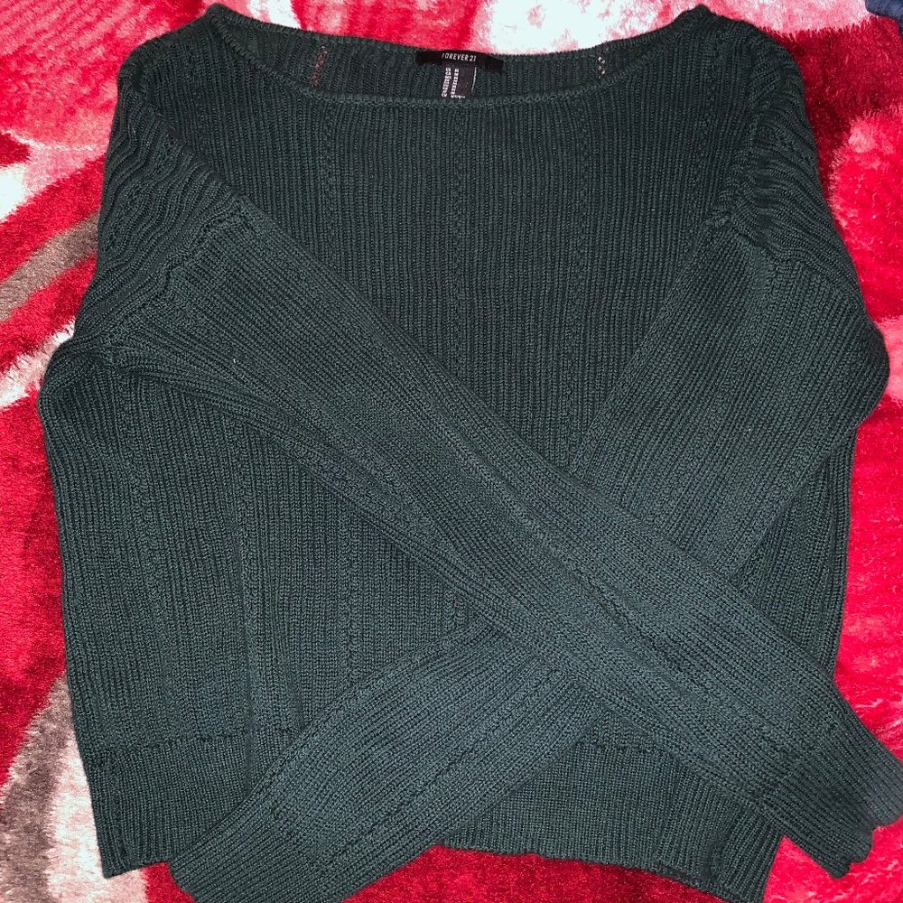 Green Knit Sweater